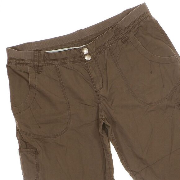 Mossimo Bermuda Shorts Juniors Size 13 W35 Low Waist Lightweight Brown Cotton - Picture 2 of 8